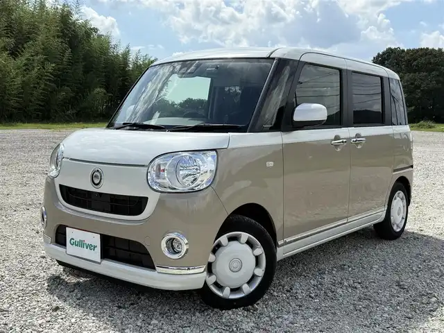 ダイハツ ムーヴ キャンバス X ブラックインテリア リミテッド SAⅢ 兵庫県 2020(令2)年 3.8万km パールホワイトⅢ/ナチュラルベージュマイカメタリック 2トーン 社外ナビ/地デジTV/パノラマモニター/両側パワースライドドア/スマートアシストIII/オートハイビーム/プッシュスタート＆スマートキー2個/ドライブレコーダー/オートライト/ETC/フォグランプ