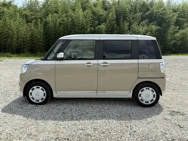 ダイハツ ムーヴ キャンバス X ブラックインテリア リミテッド SAⅢ 兵庫県 2020(令2)年 3.8万km パールホワイトⅢ/ナチュラルベージュマイカメタリック 2トーン 社外ナビ/地デジTV/パノラマモニター/両側パワースライドドア/スマートアシストIII/オートハイビーム/プッシュスタート＆スマートキー2個/ドライブレコーダー/オートライト/ETC/フォグランプ