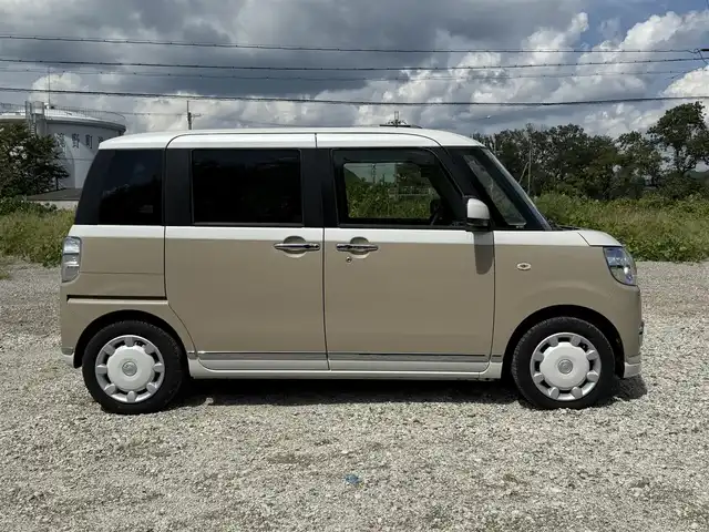 ダイハツ ムーヴ キャンバス X ブラックインテリア リミテッド SAⅢ 兵庫県 2020(令2)年 3.8万km パールホワイトⅢ/ナチュラルベージュマイカメタリック 2トーン 社外ナビ/地デジTV/パノラマモニター/両側パワースライドドア/スマートアシストIII/オートハイビーム/プッシュスタート＆スマートキー2個/ドライブレコーダー/オートライト/ETC/フォグランプ