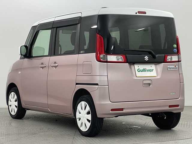 スズキ スペーシア X 新潟県 2013(平25)年 9.1万km イノセントピンクパールメタリック/ホワイト メモリナビ　型式GCX612/CD/DVD/バックカメラ/片側パワースライドドア