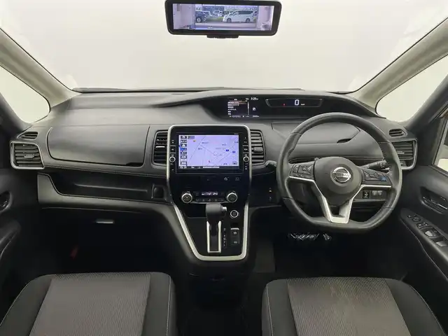 日産 セレナ ハイウェイスター Vセレクション 宮城県 2017(平29)年 5.4万km マルーンレッド 2トーン 両側パワースライドドア/ハンズフリースライドドア/純正9型ナビ/(AM/FM/iPod/SD/TV/USB/BT/AUX/HDMI/CD/DVD)/フリップダウンモニター/全方位カメラ/ETC/前方ドライブレコーダー/デジタルインナーミラー/プロパイロット/レーダークルーズコントロール/プッシュスタート/スマートキー/スペアキー/オートライト/LEDヘッドライト/フォグランプ/ドアバイザー/純正フロアマット/純正16インチアルミホイール