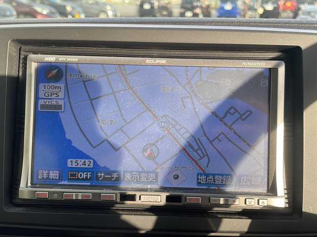 ホンダ Ｎ ＯＮＥ G 島根県 2012(平24)年 7.5万km プレミアムホワイトパール 社外7インチHDDナビゲーション(AVN669HD)/BT CD DVD/バックカメラ/ECON/純正フロアマット/ドアバイザー/電動格納ミラー/ハロゲンライト