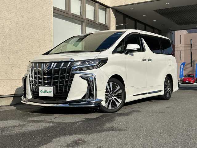 トヨタ アルファード S Cパッケージ 大阪府 2021(令3)年 2.7万km ホワイトパールクリスタルシャイン ワンオーナー/モデリスタ エアロ/JBLメーカーオプションナビ/フルセグTV CD DVD BT HDMI/全方位カメラ/Wサンルーフ/黒革シート/冷暖エアシート/パワーシート/デジタルインナーミラー/前後ドラレコ/ビルトイン2.0ETC/シーケンシャルウィンカー/両側パワースライドドア/パワーバックドア/衝突被害軽減ブレーキ/レーダークルーズコントロール/レーンアシスト/ブラインドスポットモニタ/オートマチックハイビーム/三眼LEDオートヘッドライト/フォグライト/パーキングアシスト/AC100V電源/ステアリングヒーター/W サイド カーテン ニー エアバッグ/禁煙車