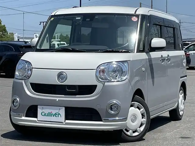 ダイハツ ムーヴ キャンバス X LTD メイクアッフ SA Ⅱ 道央・札幌 2016(平28)年 10.9万km パールホワイトⅢ/スムースグレーマイカメタリック 2トーン ４WD/社外メモリーナビ/CD/DVD/BT/フルセグ/スマートアシストII/衝突被害軽減ブレーキ/横滑り防止装置/レーンキープアシスト/ETC/ドライブレコーダー/アイドリングストップ/両側パワースライドドア/社外シートカバー/プッシュスタート/スマートキー/ハロゲンヘッドライト/オートライト/フォグランプ/ヘッドライトレベライザー/電動格納ミラー/純正フロアマット/ドアバイザー/スペアキー