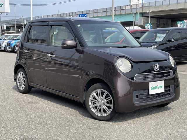 ホンダ Ｎ ＯＮＥ G Lパッケージ 石川県 2013(平25)年 5.6万km プレミアムディープモカパール 純正ディスプレイオーディオ/バックカメラ/LEDヘッドライト/電動ミラー/スマートキー/プッシュスタート/ABS/社外アルミホール/保証書
