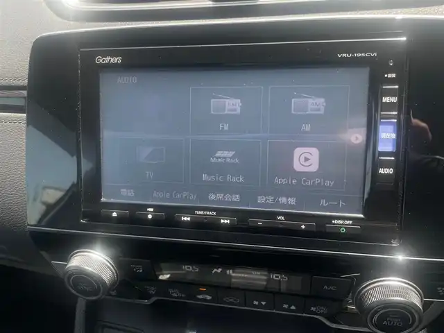 ホンダ ＣＲ－Ｖ ハイブリッド EX・マスターピース 島根県 2018(平30)年 4.7万km プラチナホワイトパール 純正メモリーナビ/フルセグＴＶ/ＤＶＤ再生・Ｂｌｕｅｔｏｏｔｈ　/バック／フロントカメラ　/前後ドライブレコーダー　/ビルトインＥＴＣ2.0/電動リアゲート　/サンルーフ　/レザーシート/4WD/前席パワーシート/前席シートヒーター/レーダークルーズコントロール /MTモード付AT/衝突軽減ブレーキ/横滑り防止装置/レーンアシスト/ISOFIX/純正LEDヘッドライト/純正フロアマット