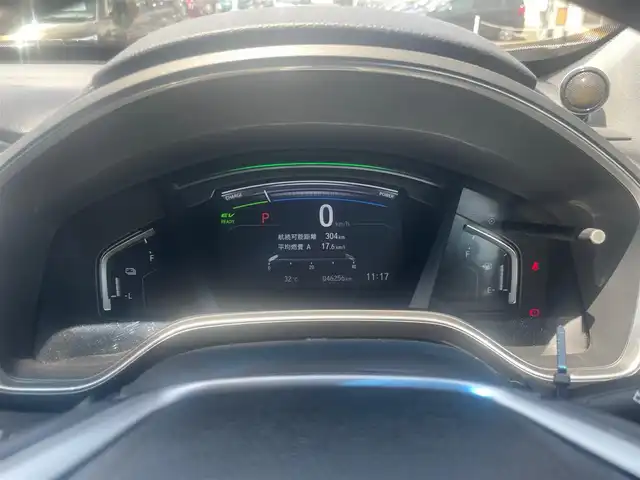 ホンダ ＣＲ－Ｖ ハイブリッド EX・マスターピース 島根県 2018(平30)年 4.7万km プラチナホワイトパール 純正メモリーナビ/フルセグＴＶ/ＤＶＤ再生・Ｂｌｕｅｔｏｏｔｈ　/バック／フロントカメラ　/前後ドライブレコーダー　/ビルトインＥＴＣ2.0/電動リアゲート　/サンルーフ　/レザーシート/4WD/前席パワーシート/前席シートヒーター/レーダークルーズコントロール /MTモード付AT/衝突軽減ブレーキ/横滑り防止装置/レーンアシスト/ISOFIX/純正LEDヘッドライト/純正フロアマット