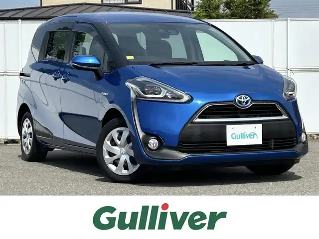 トヨタ シエンタ ハイブリッド G 岩手県 2016(平28)年 6.5万km コバルトブルーメタリック トヨタセーフティセンス/　・プリクラッシュセーフティ/　・レーンディパーチャーアラート/　・オートマチックハイビーム/純正メモリナビ/　　CD/DVD・SD/BT/バックカメラ/両側パワースライドドア/オートライト/フォグランプ/スマートキー/ビルトインETC