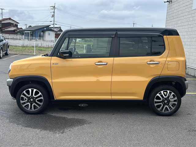 スズキ ハスラー Jスタイル Ⅱ ターボ 香川県 2016(平28)年 2.8万km アクティブイエロー/ブラック2トーンルーフ 純正ナビ／全方位カメラ／ｂｌｕｅｔｏｏｔｈ／フルセグＴＶ／前席シートヒーター／ＨＩＤヘッドライト／アイドリングストップ／衝突軽減ブレーキ／横滑り防止／ＥＴＣ／クルーズコントロール