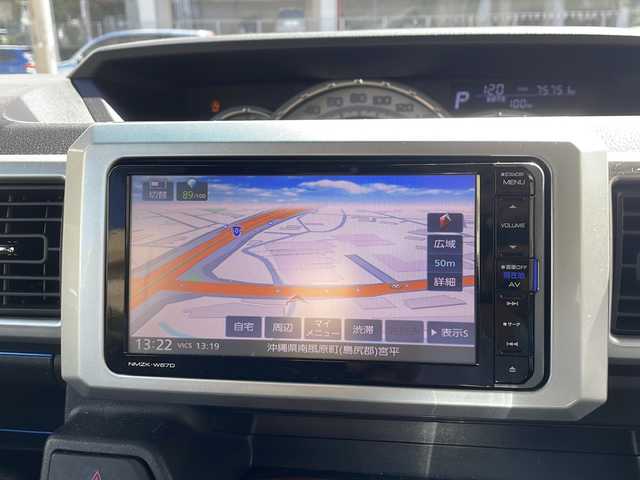 ダイハツ ウェイク G ターボ SA Ⅱ 沖縄県 2017(平29)年 7.6万km パールホワイトⅢ 純正ＳＤナビ/（ＡＭ／ＦＭ／ＣＤ／ＤＶＤ／ＢＴ）　/フルセグＴＶ　/両側パワスラ　/衝突軽減防止装置　　/ＥＴＣ　/前後ドラレコ　　/バックモニター　/コーナーセンサー　/アイドリングストップ　/純正フロアマット