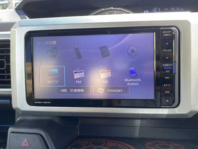 ダイハツ ウェイク G ターボ SA Ⅱ 沖縄県 2017(平29)年 7.6万km パールホワイトⅢ 純正ＳＤナビ/（ＡＭ／ＦＭ／ＣＤ／ＤＶＤ／ＢＴ）　/フルセグＴＶ　/両側パワスラ　/衝突軽減防止装置　　/ＥＴＣ　/前後ドラレコ　　/バックモニター　/コーナーセンサー　/アイドリングストップ　/純正フロアマット