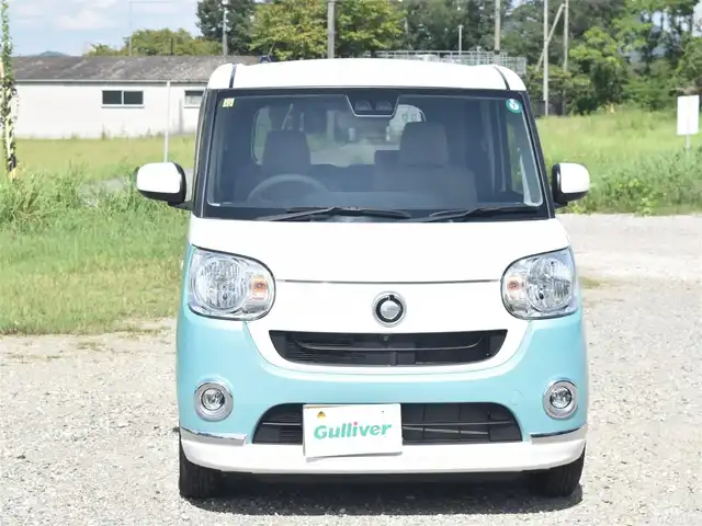 ダイハツ ムーヴ キャンバス X メイクアップ リミテッド SAⅢ 兵庫県 2020(令2)年 1.3万km パールホワイトⅢ/ファインミントメタリック 2トーン ワンオーナー/両側パワースライドドア/全方位カメラ/ステアリングリモコン/スマートキー/プッシュスタート/オートライト/ディスプレイオーディオ/フォグランプ/スマートアシスト３/アイドリングストップ