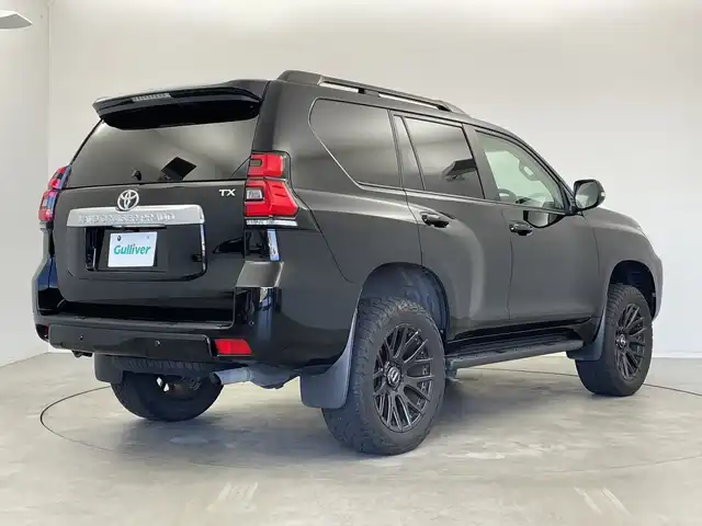 トヨタ ランドクルーザー プラド TX Lパッケージ 新潟県 2022(令4)年 3.4万km ブラック 4WD/サンルーフ/純正メモリナビ【NSZT-Y68T】/　フルセグTV/Bluetooth/CD/DVD/トヨタセーフティセンス/・プリクラッシュセーフティ/・レーンディパーチャーアラート/・オートマチックハイビーム/・レーダークルーズコントロール/前席パワーシート/レザーシート/前席シートヒーター/前席エアシート/前後コーナーセンサー/前後ドライブレコーダー/バックモニター/ビルトインETC/横滑り防止装置/LEDヘッドライト/リフトアップ/禁煙車
