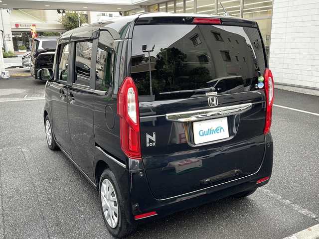 ホンダ Ｎ ＢＯＸ G ホンダセンシング 埼玉県 2019(令1)年 2.4万km クリスタルブラックパール 登録時23125km/ワンオーナー/純正メモリナビ　（CD/DVD/BT）/フルセグTV/バックカメラ/レーダークルーズコントロール/プッシュスタート/スマートキー/ビルトインETC/LEDヘッドライト/ステアリングスイッチ/ウィンカーミラー/純正フロアマット/純正ドアバイザー/ECONモード/取扱説明書/ナビ取扱説明書/保証書
