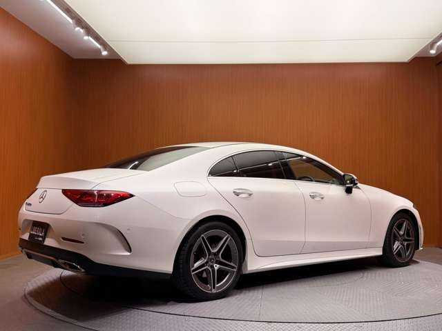 メルセデス・ベンツ ＣＬＳ２２０ｄ スポーツ エクスクルーシブPKG 千葉県 2020(令2)年 4.8万km ダイヤモンドホワイト ガラスSR　/ACC　/黒革シート　/HUD　/Burmesterサウンド　/ナビ　/TV　/360°Bluetooth接続　/シートヒーター　/ベンチレーション　/電動トランク　/LEDヘッドライト　/アンビエントライト　/RSP　/ドラレコ　/ETC
