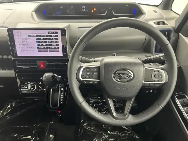 ダイハツ タント カスタム RS 埼玉県 2019(令1)年 3.1万km シャイニングホワイトパール 純正９インチナビ　ＣＤ　ＤＶＤ　Ｂｌｕｅｔｏｏｔｈ　３６０°ドラレコ　両側パワースライドドア　ハーフレザー　アダプティブクルーズコントロール レーンアシスト　オートライト　オートマチックハイビーム スマートアシスト　前後コーナーセンサー　LEDヘッドライト