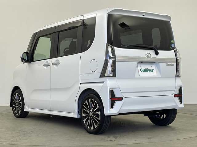 ダイハツ タント カスタム RS 鹿児島県 2019(令1)年 3.1万km シャイニングホワイトパール 純正９インチナビ　/CD/DVD/Bluetooth/FM/AM/３６０°ドラレコ　/両側パワースライドドア　/ハーフレザー　/アダプティブクルーズコントロール/レーンアシスト　/オートライト　/オートマチックハイビーム スマートアシスト　/前後コーナーセンサー　/LEDヘッドライト/純正フロアマット/ETC/LEDヘッドライト