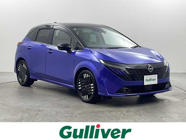 日産 オーラ G レザーエディション 栃木県 2024(令6)年 0.7万km パープルⅡ コネクトナビゲーションシステム/・ワンセグ/Bluetooth/AM/FM/USB/BOSEパーソナルプラスサウンドシステム/プロパイロット/アラウンドビューモニター/衝突軽減ブレーキ/車線逸脱警報/ブラインドスポットモニタリング/クリアランスソナー/レザーシート【本革】/パワーシート/シートヒーター/ハンドルヒーター/デジタルインナーミラー/ドライブレコーダー/ＥＴＣ2.0/オートＬＥＤヘッドライト/オートマチィックハイビーム/フォグランプ/電格ウィンカーミラー/純正フロアマット/純正17インチアルミホイール/スマートスペアキー
