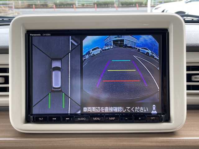 スズキ ラパン X 佐賀県 2021(令3)年 5.4万km アーバンブラウンパールメタリック 純正オプションフロントグリル/純正8インチナビ/全周囲カメラ/衝突被害軽減ブレーキ/路線逸脱警報/コーナーセンサー/シートヒーター/ETC/ステアリングリモコン/スマートキー/プッシュスタート/LEDヘッドライト/フォグライト/純正アルミホイール