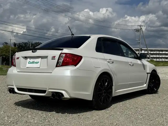 スバル インプレッサ ＷＲＸ STi tS タイプRA 兵庫県 2013(平25)年 6.3万km サテンホワイトパール HKSマフラー/STIフロントスポイラー/STIトランクスポイラー/純正ナビ/Bluetooth接続可/DVD再生可/フルセグTV/バックカメラ/STI純正18インチAW/専用ブレーキディスク/キーレスキー