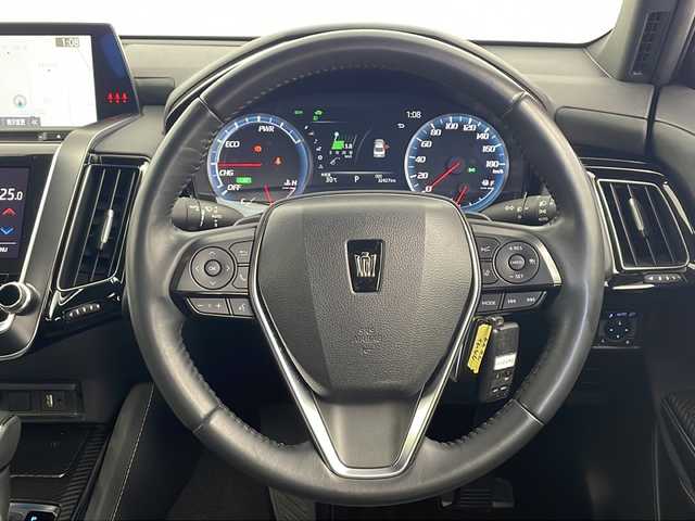 トヨタ クラウン ハイブリッド RS アドバンス 愛知県 2018(平30)年 3.3万km ホワイトパールクリスタルシャイン /禁煙車//ローダウン//純正T-Connectナビ//フルセグTV//ビルトインETC//バックカメラ//パノラミックビューモニター//電動チルト&スライドムーンルーフ//TANABEダウンサス(NF210)//TWS19インチ鍛造2ピースアルミホイール//トヨタセーフティセンス//プリクラッシュセーフティ//レーントレーシングアシスト//レーダークルーズ//ロードサインアシスト//アダプティブハイビーム//ブラインドスポットモニター//前後クリアランスソナー//パーキングサポートブレーキ//インテリジェントパーキングアシスト2//3眼LEDヘッドライト//オートライト//ヘッドライトウォッシャー//合皮コンビシート//前席パワーシート・シートヒーター//運転席ポジションメモリー//純正フロアマット//純正ドアバイザー//電子パーキングブレーキ//ブレーキホールド//革巻きステアリング//ステアリングスイッチ//電動チルト&テレスコ//プッシュスタート//電動格納ミラーウィンカー//新車保証書・取扱説明書//スペアキー//純正エンジンスターター