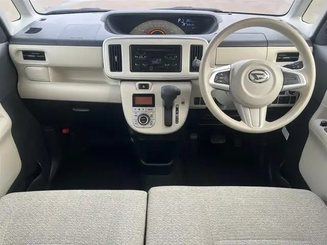 ダイハツ ムーヴ キャンバス X SA Ⅲ 秋田県 2018(平30)年 6.3万km パールホワイトⅢ/ナチュラルベージュマイカメタリック 2トーン ４WD/スマートアシストIII/純正オーディオ（AM/FM/CD)/誤発進抑制機能/LEDヘッドライト/スマートキー/アイドリングストップ/プッシュスタート/レーンキープアシスト/オートマチックハイビーム/ステアリングスイッチ/純正フロアマット/純正ドアバイザー/オートライト/オートエアコン/パワーステアリング/パワーウィンドウ/電動格納ウィンカーミラー/ヘッドライトレベライザー/横滑り防止/盗難防止装置/寒冷地仕様/保証書/取扱説明書/記録簿/スペアキー×１