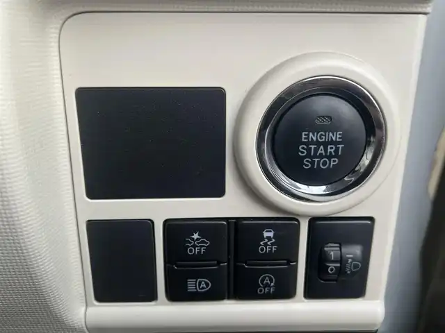 ダイハツ ムーヴ キャンバス X SA Ⅲ 秋田県 2018(平30)年 6.3万km パールホワイトⅢ/ナチュラルベージュマイカメタリック 2トーン ４WD/スマートアシストIII/純正オーディオ（AM/FM/CD)/誤発進抑制機能/LEDヘッドライト/スマートキー/アイドリングストップ/プッシュスタート/レーンキープアシスト/オートマチックハイビーム/ステアリングスイッチ/純正フロアマット/純正ドアバイザー/オートライト/オートエアコン/パワーステアリング/パワーウィンドウ/電動格納ウィンカーミラー/ヘッドライトレベライザー/横滑り防止/盗難防止装置/寒冷地仕様/保証書/取扱説明書/記録簿/スペアキー×１