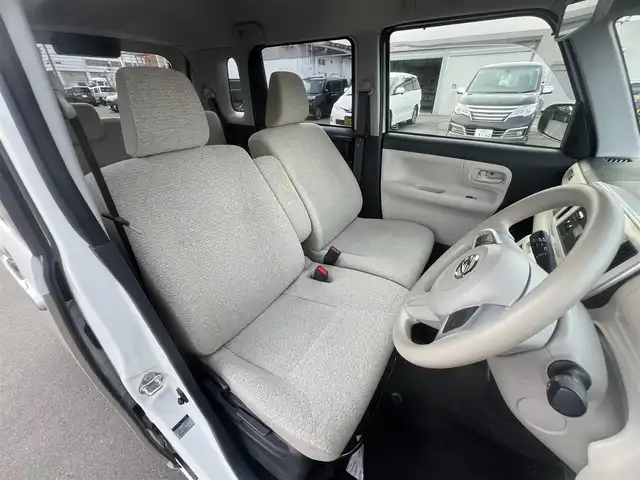 ダイハツ ムーヴ キャンバス X SA Ⅲ 秋田県 2018(平30)年 6.3万km パールホワイトⅢ/ナチュラルベージュマイカメタリック 2トーン ４WD/スマートアシストIII/純正オーディオ（AM/FM/CD)/誤発進抑制機能/LEDヘッドライト/スマートキー/アイドリングストップ/プッシュスタート/レーンキープアシスト/オートマチックハイビーム/ステアリングスイッチ/純正フロアマット/純正ドアバイザー/オートライト/オートエアコン/パワーステアリング/パワーウィンドウ/電動格納ウィンカーミラー/ヘッドライトレベライザー/横滑り防止/盗難防止装置/寒冷地仕様/保証書/取扱説明書/記録簿/スペアキー×１