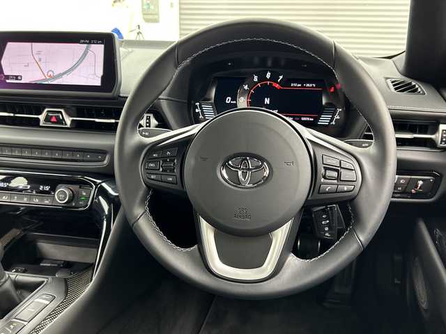 トヨタ スープラ RZ 三重県 2025(令7)年 0.2万km ホワイトメタリック /禁煙車//純正ナビ//バックカメラ//6MT//JBLプレミアムサウンド//トヨタスープラセーフティ//プリクラッシュセーフティ//レーンディパーチャーアラート//アダプティブハイビーム//RCTA//ブラインドスポットモニター//ヘッドアップディスプレイ//クルーズコントロール//前席パワーシート//前席シートヒーター//純正前方ドライブレコーダー//純正ETC//レザーシート//革巻きステアリング//純正19インチAW