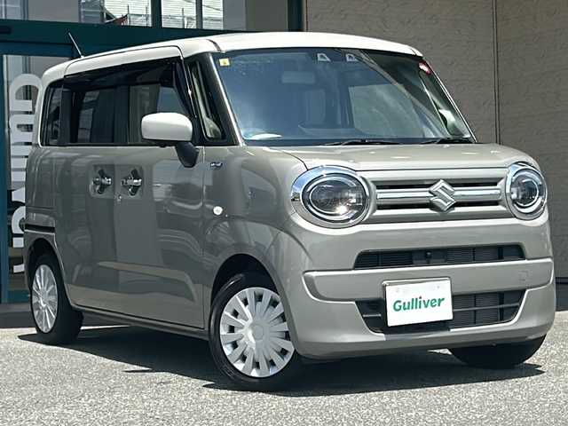 スズキ ワゴンＲ スマイル HYBRID S リミテッド 愛知県 2023(令5)年 1.3万km グレーⅡ 登録時12227km/ワンオーナー/ＬＥＤヘッドライト/両側パワースライドドア/全周囲モニター/純正ナビＴＶ/ＣＤ／ＤＶＤ／ＢＴ　フルセグ/ＡｐｐｌｅＣａｒＰｌａｙ/ＡｎｄｒｏｉｄＡｕｔｏ/シートヒーター/純正フロアマット/クリアランスソナー/電動格納ミラー/保証書/取扱説明書/スマートキー