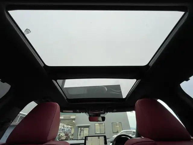 レクサス ＲＸ 300 Fスポーツ 滋賀県 2020(令2)年 6.6万km ホワイトノーヴァガラスフレーク 禁煙車/純正ナビ/CD.DVD.Bluetooth.フルセグ/全方位カメラ/プリクラッシュセーフティ/レーンキープアシスト/追従クルーズコントロール/クリアランスソナー/ビルトインETC2.0/サンルーフ/赤レザーシート/全席シートヒーター/前席シートベンチレーション/ステアリングヒーター/オートマチックハイビーム/オートライト/オートブレーキホールド/LEDヘッドライト/スマートキー