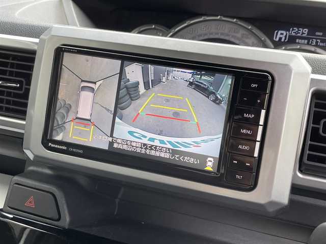 ダイハツ ウェイク G ターボ リミテッド SAⅢ 広島県 2018(平30)年 5万km パールホワイトⅢ 禁煙車/パノラミックビューモニター/社外7インチナビ/（CD・DVD・SD・Bluetooth）/両側パワースライドドア/後方コーナーセンサー/ドライブレコーダー/オートマチックハイビーム/オートライト/衝突被害軽減システム/ステアリングリモコン/ETC/プッシュスタート/オートエアコン/横滑り防止装置