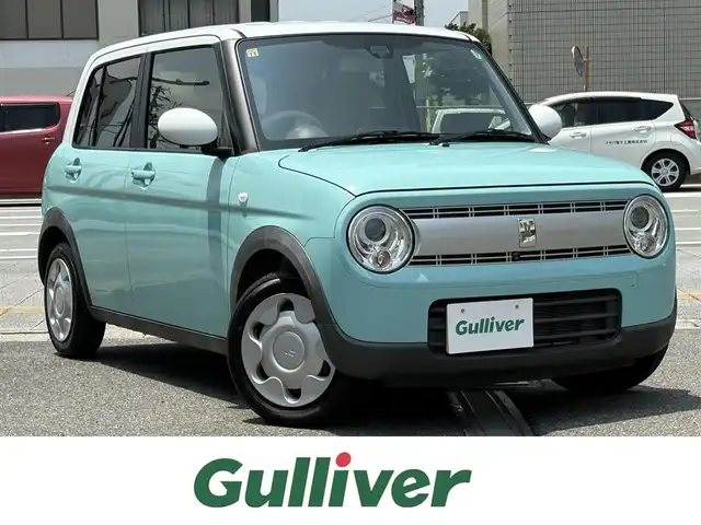 スズキ ラパン S 三重県 2016(平28)年 4.5万km フレンチミントパールメタリック ♪走行44470km/♪ホワイトルーフ/レーダーブレーキサポート/スマートキー×2/プッシュスタート/シートヒーター/アイドリングストップ/純正メモリナビ/・USB・AUX/・フルセグ・DVD再生/・Bluetoothオーディオ/・Apple Car Play/・Android Auto/・全方位モニター/・バック/サイド/フロントカメラ/HIDヘッドライト/オートライト/電格ミラー/革巻ステアリング/ステアリングスイッチ/プライバシーガラス/フロアマット/ETC