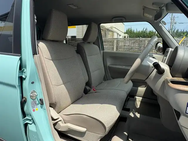 スズキ ラパン S 三重県 2016(平28)年 4.5万km フレンチミントパールメタリック ♪走行44470km/♪ホワイトルーフ/レーダーブレーキサポート/スマートキー×2/プッシュスタート/シートヒーター/アイドリングストップ/純正メモリナビ/・USB・AUX/・フルセグ・DVD再生/・Bluetoothオーディオ/・Apple Car Play/・Android Auto/・全方位モニター/・バック/サイド/フロントカメラ/HIDヘッドライト/オートライト/電格ミラー/革巻ステアリング/ステアリングスイッチ/プライバシーガラス/フロアマット/ETC