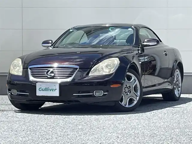 レクサス ＳＣ 430 茨城県 2006(平18)年 6.3万km ブラキッシュレッドマイカ メーカーオプションナビ/マークレヴィンソンサウンドシステム/MDプレイヤー/D席/N席パワーシート/ETC/純正18インチアルミホイール/クルーズコントロール/前方ドライブレコーダー/黒革シート