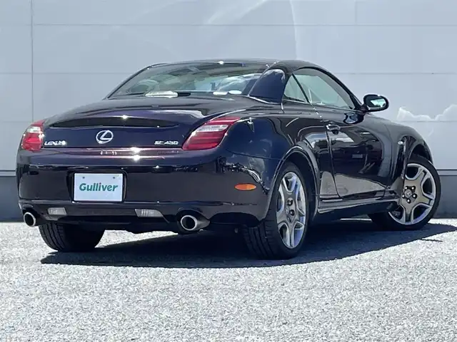 レクサス ＳＣ 430 茨城県 2006(平18)年 6.3万km ブラキッシュレッドマイカ メーカーオプションナビ/マークレヴィンソンサウンドシステム/MDプレイヤー/D席/N席パワーシート/ETC/純正18インチアルミホイール/クルーズコントロール/前方ドライブレコーダー/黒革シート