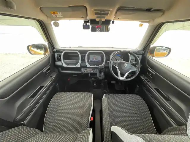 スズキ ハスラー HYBRID G 千葉県 2020(令2)年 3.2万km アクティブイエロー/ホワイト2トーンルーフ 社外7インチナビ/バックカメラ/Bluetooth/ETC/デュアルサポートブレーキ/・レーンキープアシスト/・衝突被害軽減ブレーキ/・踏み間違い防止/スマートキー/アイドリングストップ/バイザー