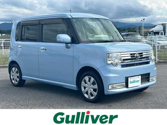 トヨタ ピクシススペース カスタム X 富山県 2016(平28)年 0.9万km ミストブルーマイカメタリック 社外SDナビ【AVIC-RZ33】/(CD/DVD/AM/ワンセグ)/アイドリングストップ/HIDライト/ドアバイザー/フロアマット/スマートキー