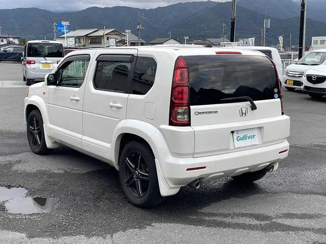 ホンダ クロスロード 20X 山梨県 2007(平19)年 9.7万km プレミアムホワイトパール 社外HDDナビ（VIE-X07B）/ＣＤＤＶＤＢＴ/バックカメラ/ETC/純正HIDヘッドライト/社外アルミホイール/スタッドレス積み込み（1本パンク）