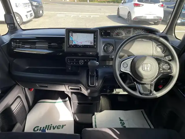 ホンダ Ｎ ＢＯＸ カスタム L 兵庫県 2021(令3)年 10.7万km クリスタルブラックパール 純正ナビ/Bluetooth/CD/USB/フルセグTV/追従クルーズコントロール/左側パワースライドドア/シートヒーター/プラズマクラスター技術搭載フルオートエアコン/純正14インチアルミホイール/オートライト/オートハイビーム/ドライブレコーダー/ETC
