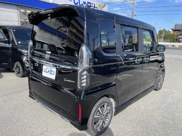 ホンダ Ｎ ＢＯＸ カスタム L 兵庫県 2021(令3)年 10.7万km クリスタルブラックパール 純正ナビ/Bluetooth/CD/USB/フルセグTV/追従クルーズコントロール/左側パワースライドドア/シートヒーター/プラズマクラスター技術搭載フルオートエアコン/純正14インチアルミホイール/オートライト/オートハイビーム/ドライブレコーダー/ETC