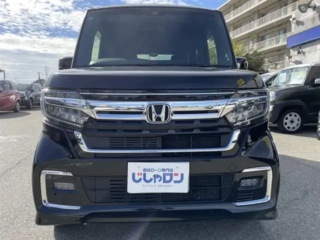 ホンダ Ｎ ＢＯＸ カスタム L 兵庫県 2021(令3)年 10.7万km クリスタルブラックパール 純正ナビ/Bluetooth/CD/USB/フルセグTV/追従クルーズコントロール/左側パワースライドドア/シートヒーター/プラズマクラスター技術搭載フルオートエアコン/純正14インチアルミホイール/オートライト/オートハイビーム/ドライブレコーダー/ETC