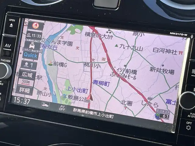 日産 ノート e－パワー X 群馬県 2018(平30)年 4.1万km アルティメイトメタルシルバー 純正ＳＤナビ　/フルセグ　/Ｂｌｕｅｔｏｏｔｈ　/前方ドライブレコーダー　/前後コーナーセンサー　/ヒーターミラ　/パワーステアリング　/ＬＥＤヘッドライト　/純正フロアマット　/電動格納ミラー　/ステアリングスイッチ