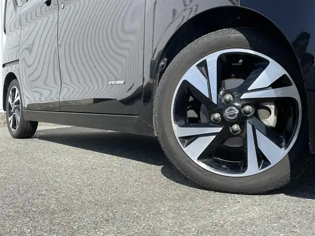 日産 ルークス HWS Gターボ プロパイロットED 福岡県 2021(令3)年 1.1万km ブラック 純ナビ　/フルセグＴＶ　/全周囲カメラ　/ＬＥＤオートライト　/オートハイビーム　/エマージェンシーブレーキ　/ＬＤＡ　/ＡＣＣ　/両側パワスラ　/電格ミラー　/スマートキー／プッシュスタート　/前後コーナーセンサー/後席サーキュレーター/後席ロールサンシェード/Bluetooth