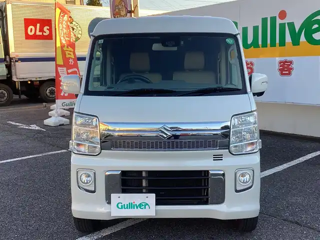 スズキ エブリィ ワゴン PZターボ スペシャル 千葉県 2017(平29)年 15.6万km パールホワイト ワンオーナー/8インチメモリナビ DVD/CD/TV/MS/BT/　AVIC-RL901/フルセグテレビ/バックカメラ/両側パワースライドドア/ETC/スマートキースペアキー/取扱説明書/保証書