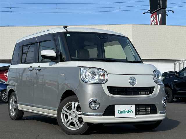 ダイハツ ムーヴ キャンバス G メイクアップ VS SAⅢ 新潟県 2021(令3)年 1.1万km パールホワイトⅢ/スムースグレーマイカメタリック 2トーン 4WD/ワンオーナー/純正ナビ/（CD/DVD/BT/ラジオ）/フルセグTV/全方位カメラ/バックカメラ/両側パワースライドドア/プッシュスタート/シートヒーター/純正エンジンスターター/スペアキー×2/スマートキー/純正AW付冬タイヤ/純正カバー付サマータイヤ積込/アイドリングストップ/オートライト/オートハイビーム/横滑り防止装置/衝突軽減システム/取扱説明書/保証書/記録簿