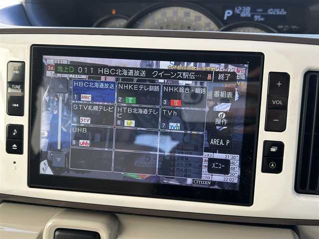 ダイハツ ムーヴ キャンバス G メイクアップ VS SAⅢ 新潟県 2021(令3)年 1.1万km パールホワイトⅢ/スムースグレーマイカメタリック 2トーン 4WD/ワンオーナー/純正ナビ/（CD/DVD/BT/ラジオ）/フルセグTV/全方位カメラ/バックカメラ/両側パワースライドドア/プッシュスタート/シートヒーター/純正エンジンスターター/スペアキー×2/スマートキー/純正AW付冬タイヤ/純正カバー付サマータイヤ積込/アイドリングストップ/オートライト/オートハイビーム/横滑り防止装置/衝突軽減システム/取扱説明書/保証書/記録簿