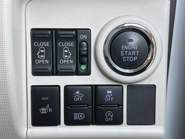 ダイハツ ムーヴ キャンバス G メイクアップ VS SAⅢ 新潟県 2021(令3)年 1.1万km パールホワイトⅢ/スムースグレーマイカメタリック 2トーン 4WD/ワンオーナー/純正ナビ/（CD/DVD/BT/ラジオ）/フルセグTV/全方位カメラ/バックカメラ/両側パワースライドドア/プッシュスタート/シートヒーター/純正エンジンスターター/スペアキー×2/スマートキー/純正AW付冬タイヤ/純正カバー付サマータイヤ積込/アイドリングストップ/オートライト/オートハイビーム/横滑り防止装置/衝突軽減システム/取扱説明書/保証書/記録簿