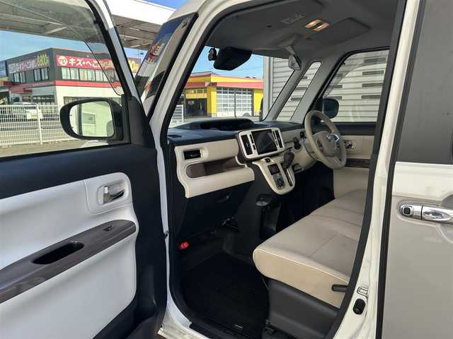 ダイハツ ムーヴ キャンバス G メイクアップ VS SAⅢ 新潟県 2021(令3)年 1.1万km パールホワイトⅢ/スムースグレーマイカメタリック 2トーン 4WD/ワンオーナー/純正ナビ/（CD/DVD/BT/ラジオ）/フルセグTV/全方位カメラ/バックカメラ/両側パワースライドドア/プッシュスタート/シートヒーター/純正エンジンスターター/スペアキー×2/スマートキー/純正AW付冬タイヤ/純正カバー付サマータイヤ積込/アイドリングストップ/オートライト/オートハイビーム/横滑り防止装置/衝突軽減システム/取扱説明書/保証書/記録簿