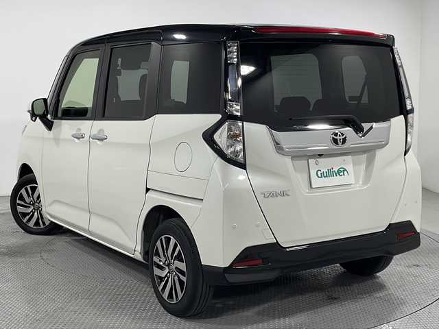 トヨタ タンク カスタムG 広島県 2020(令2)年 2.7万km ブラックマイカメタリック/パールホワイト2トーン 純正ナビ　/バックカメラ　/シートヒーター　/両側パワースライドドア　/コーナーセンサー　/衝突軽減　/レーンキープ　/オートハイビーム　/踏み間違い防止　/クルーズコントロール　/ＬＥＤヘッドライト　/Ｂｌｕｅｔｏｏｔｈ/純正14インチアルミホイール(165/65/R14)/エアバック(運転席/助手席)
